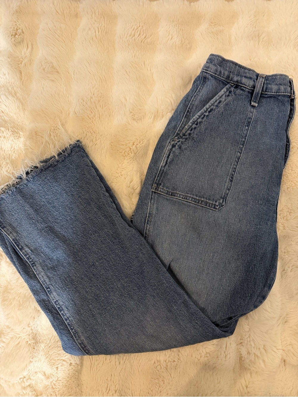 Hudson Jeans Boyfriend Jeans — Medium Blue Wash